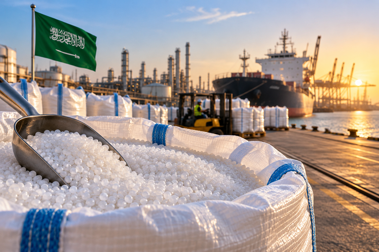polypropylene exports from Saudi Arabia